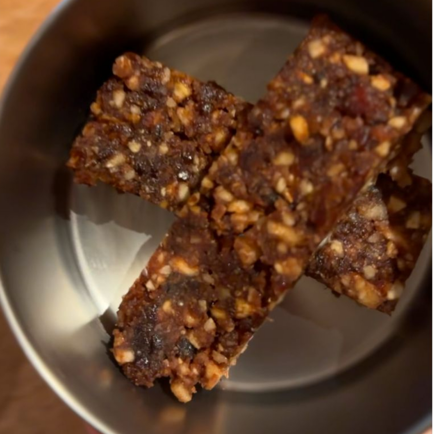 cashew and almond bar recipe, zero waste