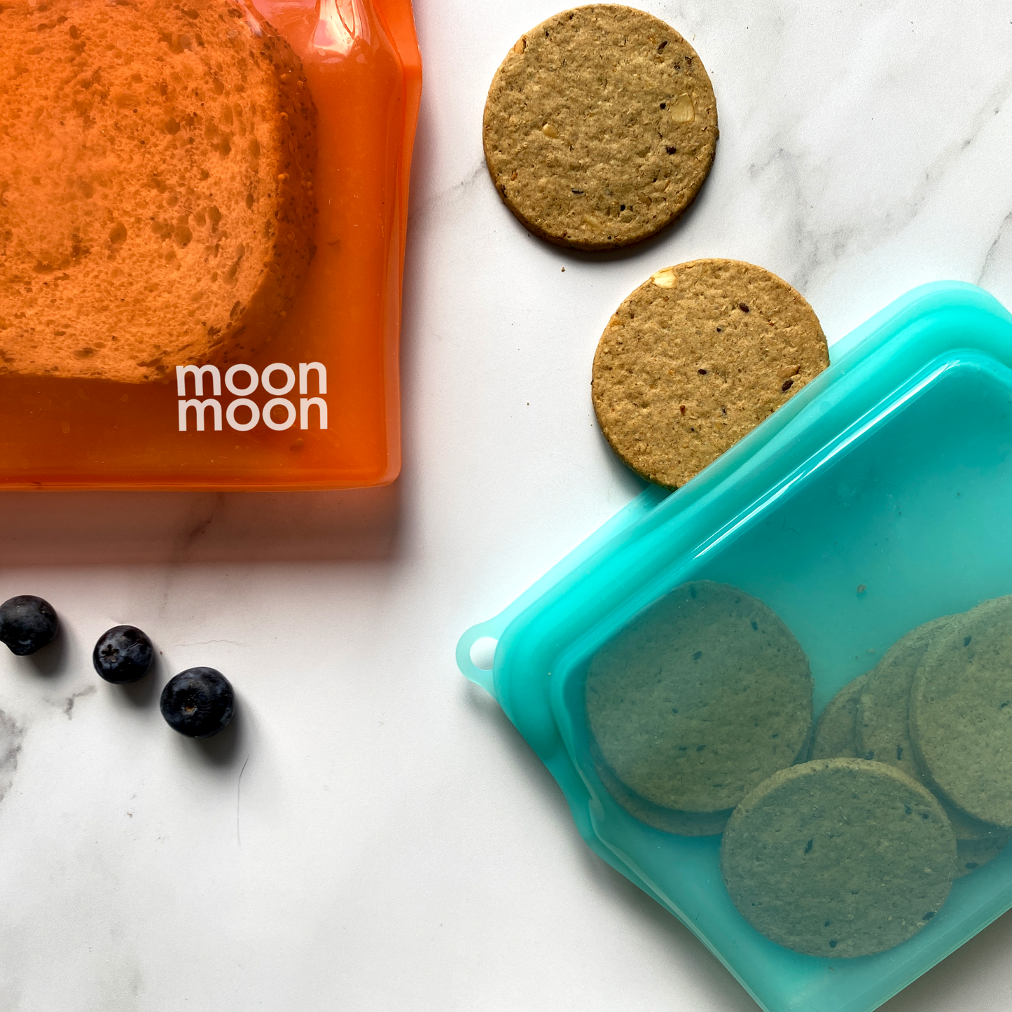 Moonmoon reusable silicone freezer bags, silicone food bags, uk, reusable silicone pouch bag, Moonmoon uk, stasher bags uk, silicone freezer bags, silicone bag, food storage bags, silicone bags for food, batch lady bags, batch cooking, stainless steel lunchbox